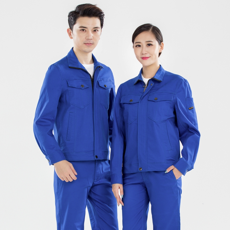 湖蓝色深圳工作服AC16-4